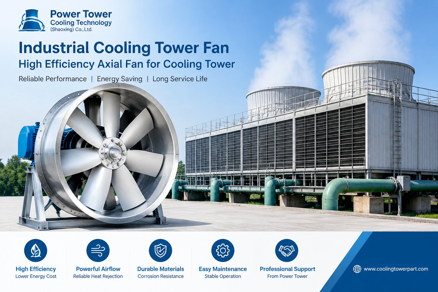 Pang-industriya Cooling Tower Fan