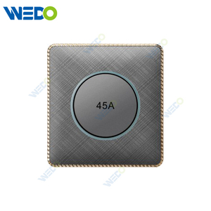 T3 Home Switches 45A with Light Small Panel 250V Light Electric Wall Switch Socket 86*86cm Acrylic Pattern with Lace