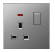 Ultra Slim Switch Socket MF 3 Pin&13A & MF 5 Pin &15A Socket Innovative Design Generous Appearance W9 Series Switch Socket 