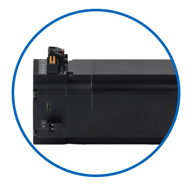 Integrierter Servomotor mit Bremse