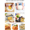 CHEFLY Sturdy Homemade Pasta Maker 9 Thickness Settings for Fresh Fettuccine Spaghetti Noodle Roller