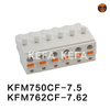 KFM750CF-7.5/KFM762CF-7.62 Pluggable terminal block