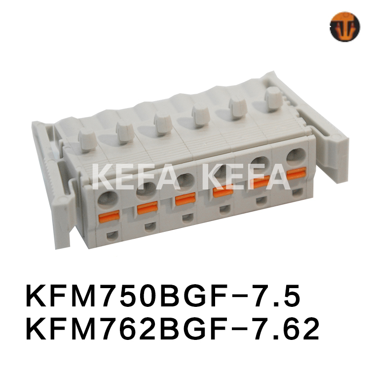 KFM750BGF-7.5/KFM762BGF-7.62 Pluggable terminal block