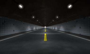 Sistema de inducción autoluminoso de almacenamiento de energía electroóptico de túnel de carretera