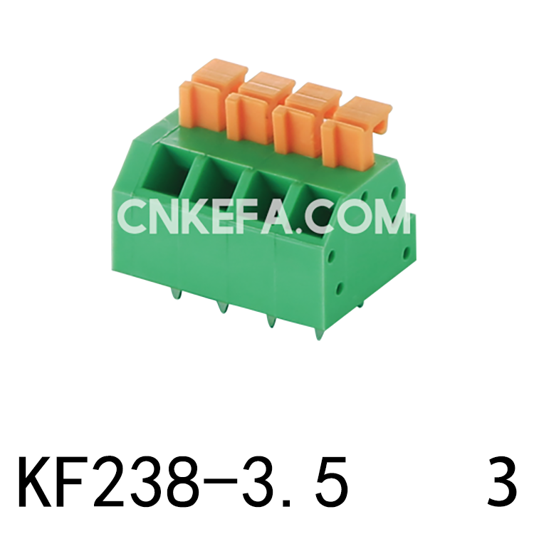 KF238-3.5-3 Spring type terminal block