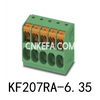 KF207RA-6.35 Spring type terminal block